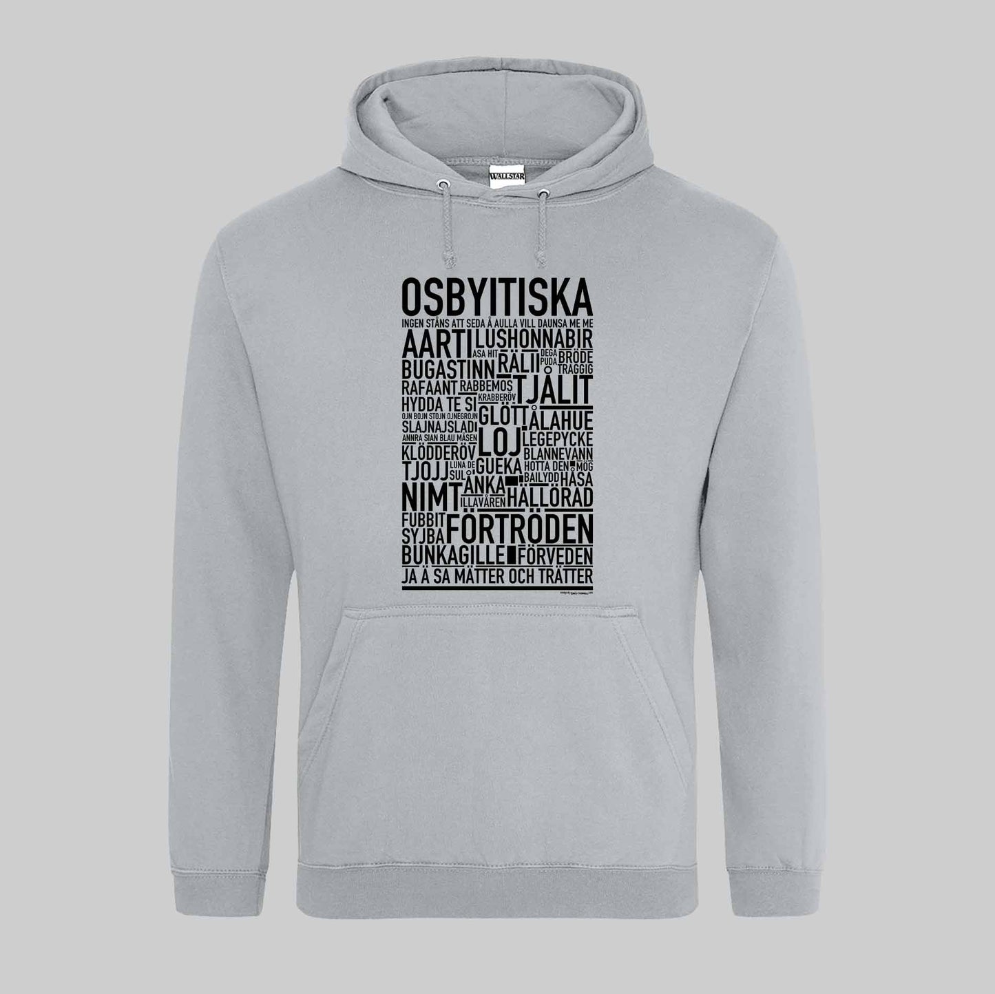 Osbyitiska Dialekt Text Hoodie