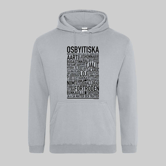 Osbyitiska Dialekt Text Hoodie