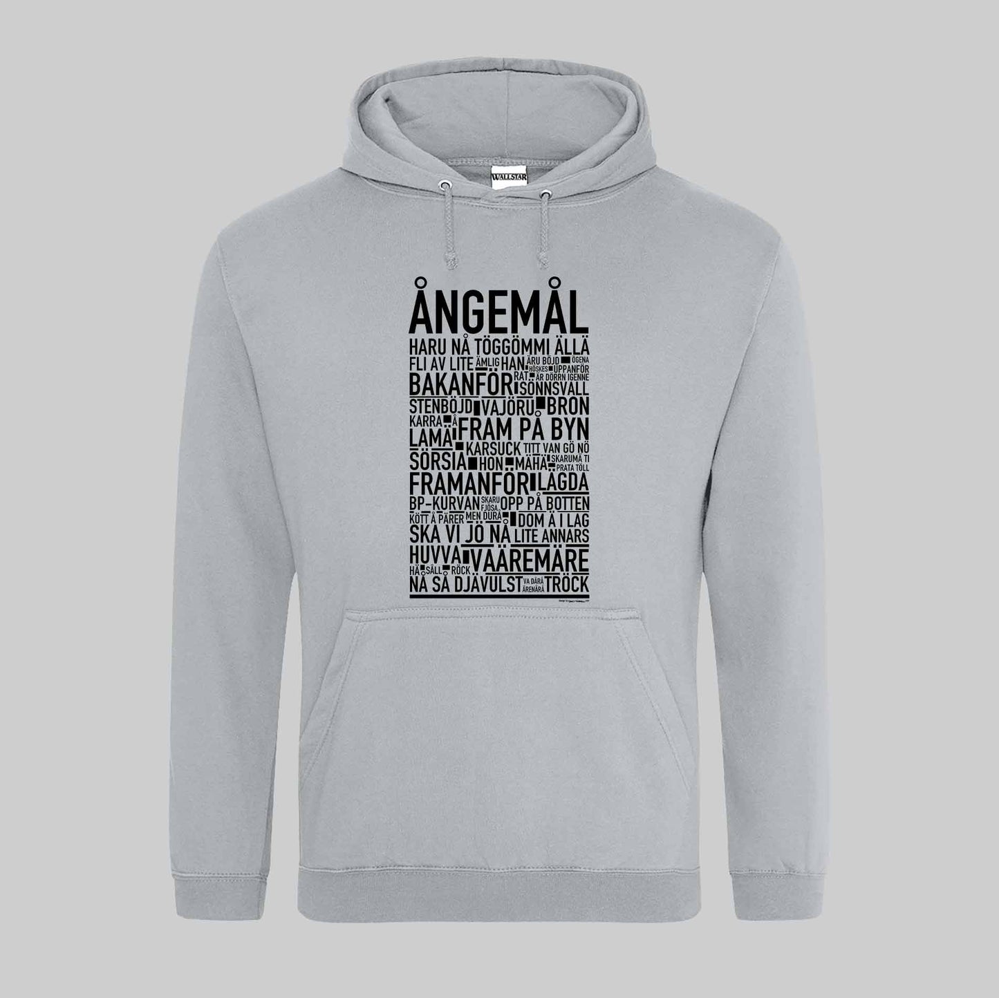Ångemål Dialekt Text Hoodie