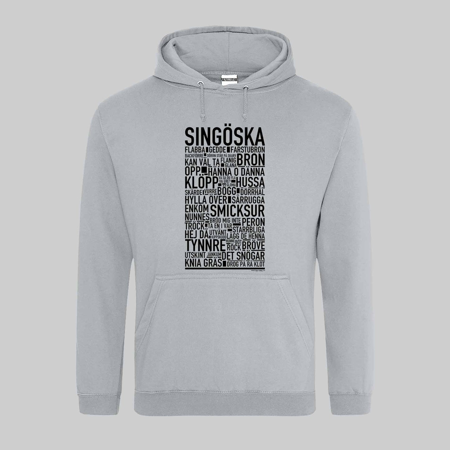 Singöska Dialekt Text Hoodie