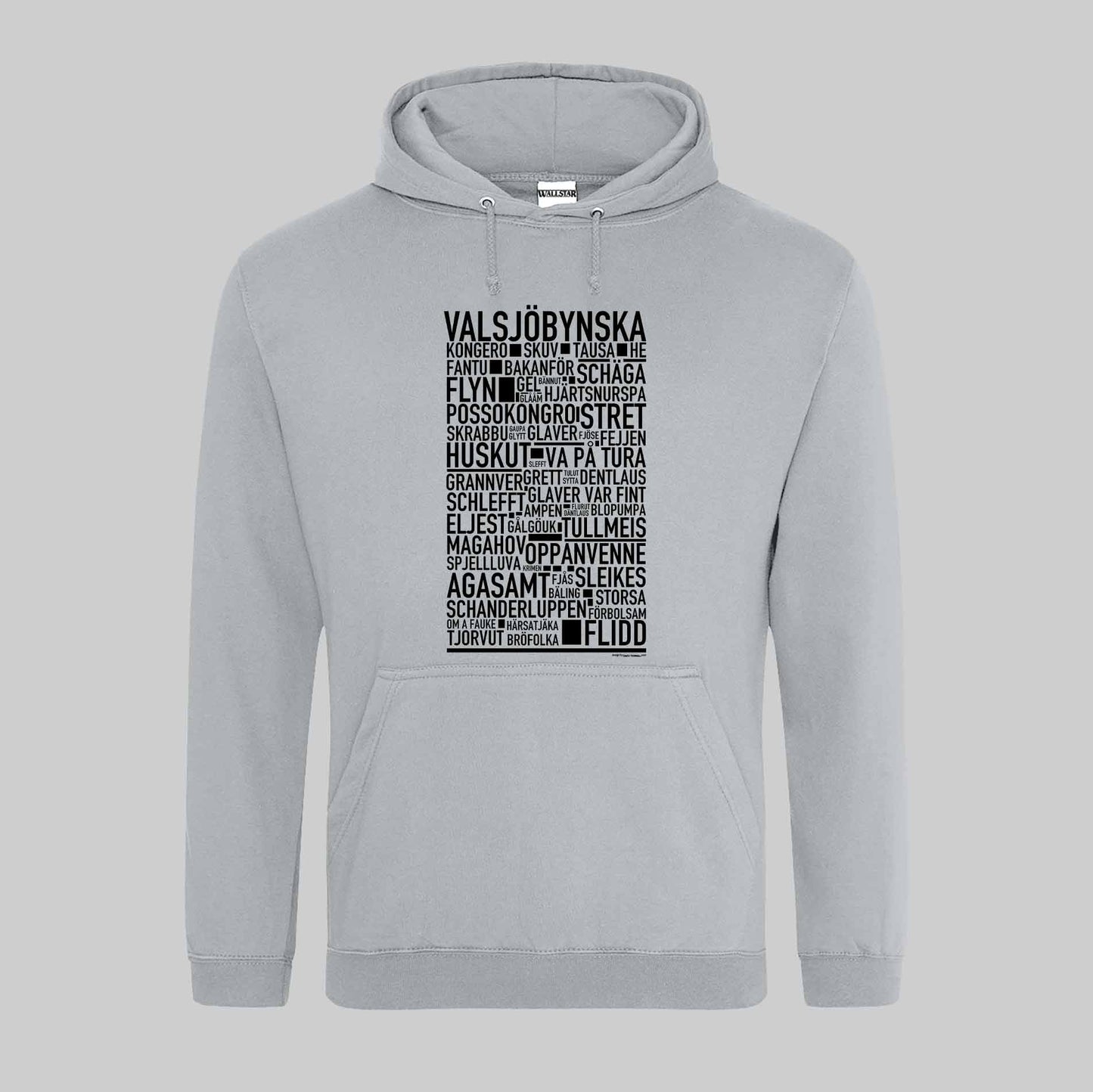 Valsjöbynska Dialekt Text Hoodie
