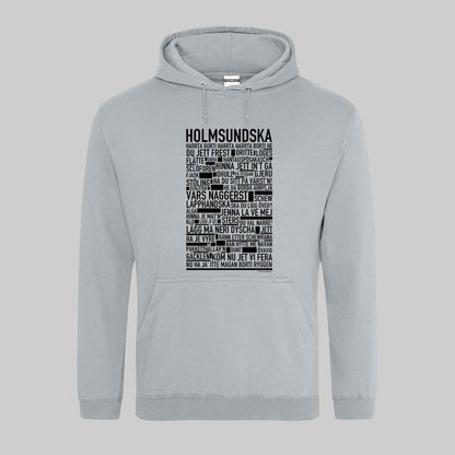 Holmsundska Dialekt Text Hoodie