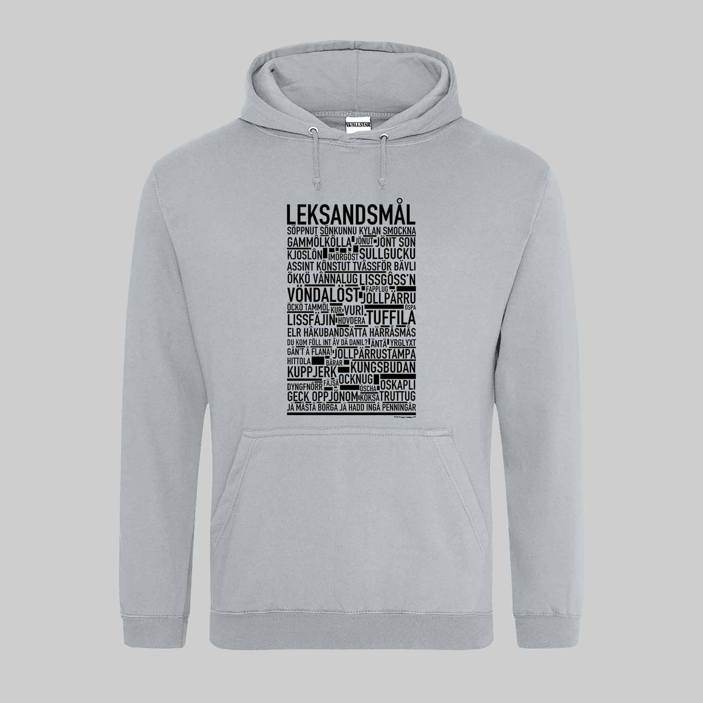 Leksandsmål Dialekt Text Hoodie