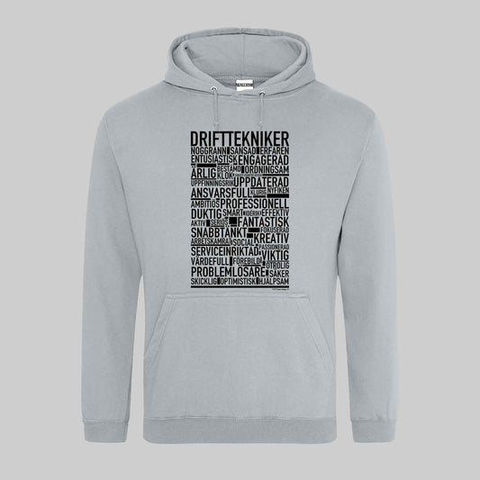 Drifttekniker Text Hoodie