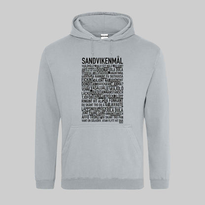 Sandvikenmål Dialekt Text Hoodie