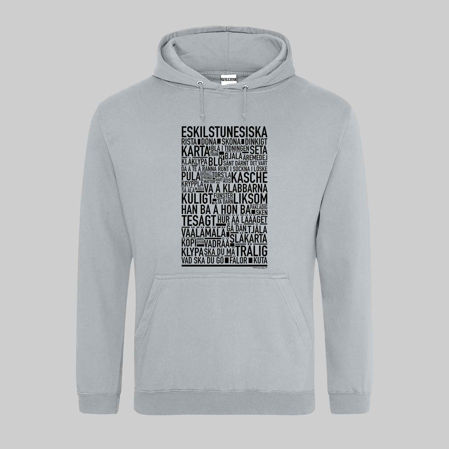 Eskilstunesiska Dialekt Text Hoodie