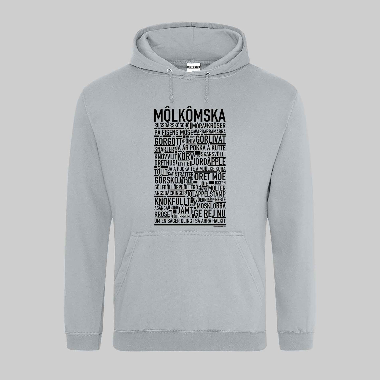 Môlkômska Dialekt Text Hoodie