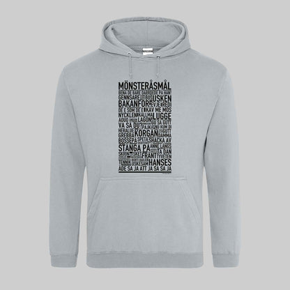 Mönsteråsmål Dialekt Text Hoodie