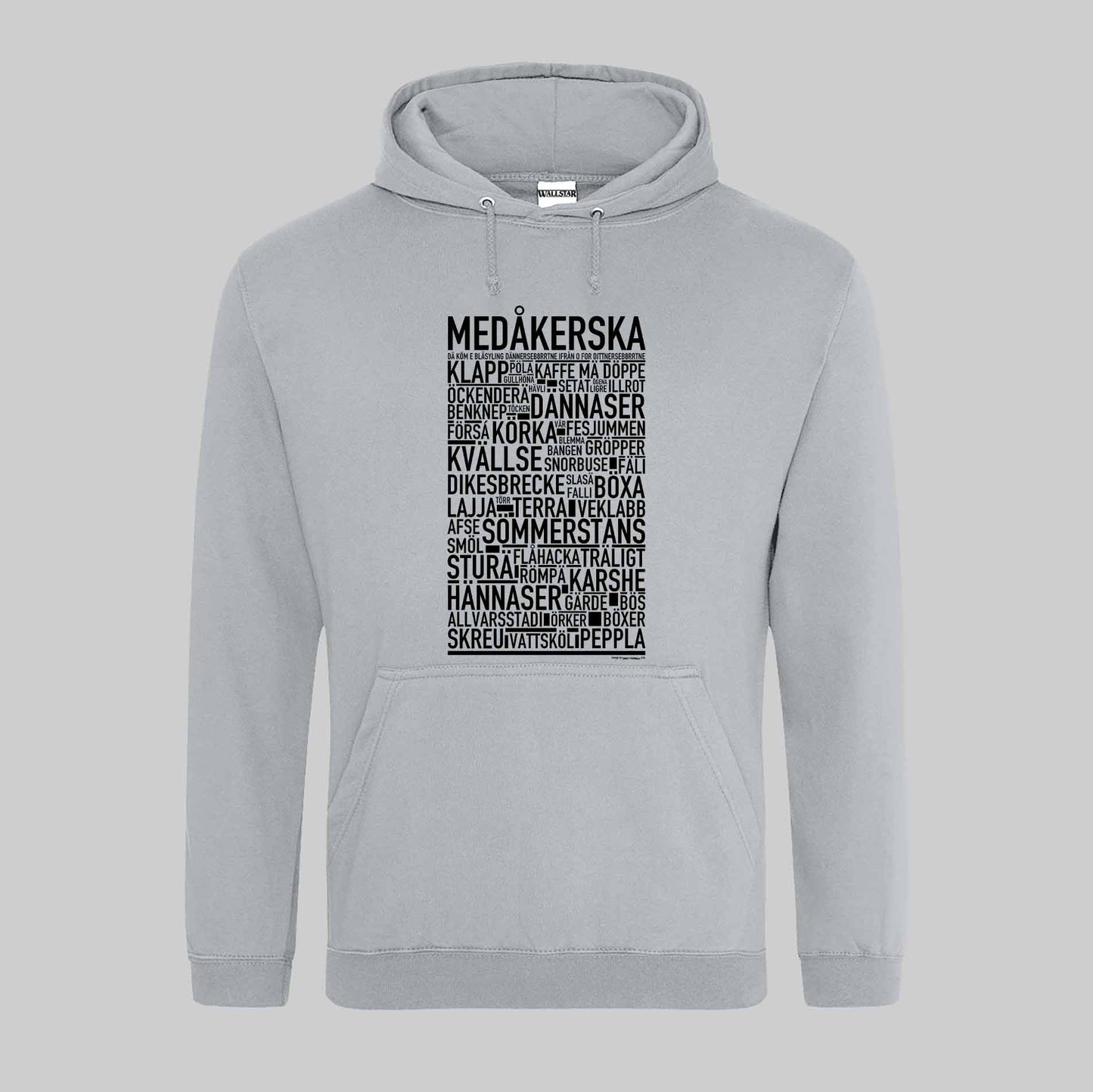 Medåkerska Dialekt Text Hoodie