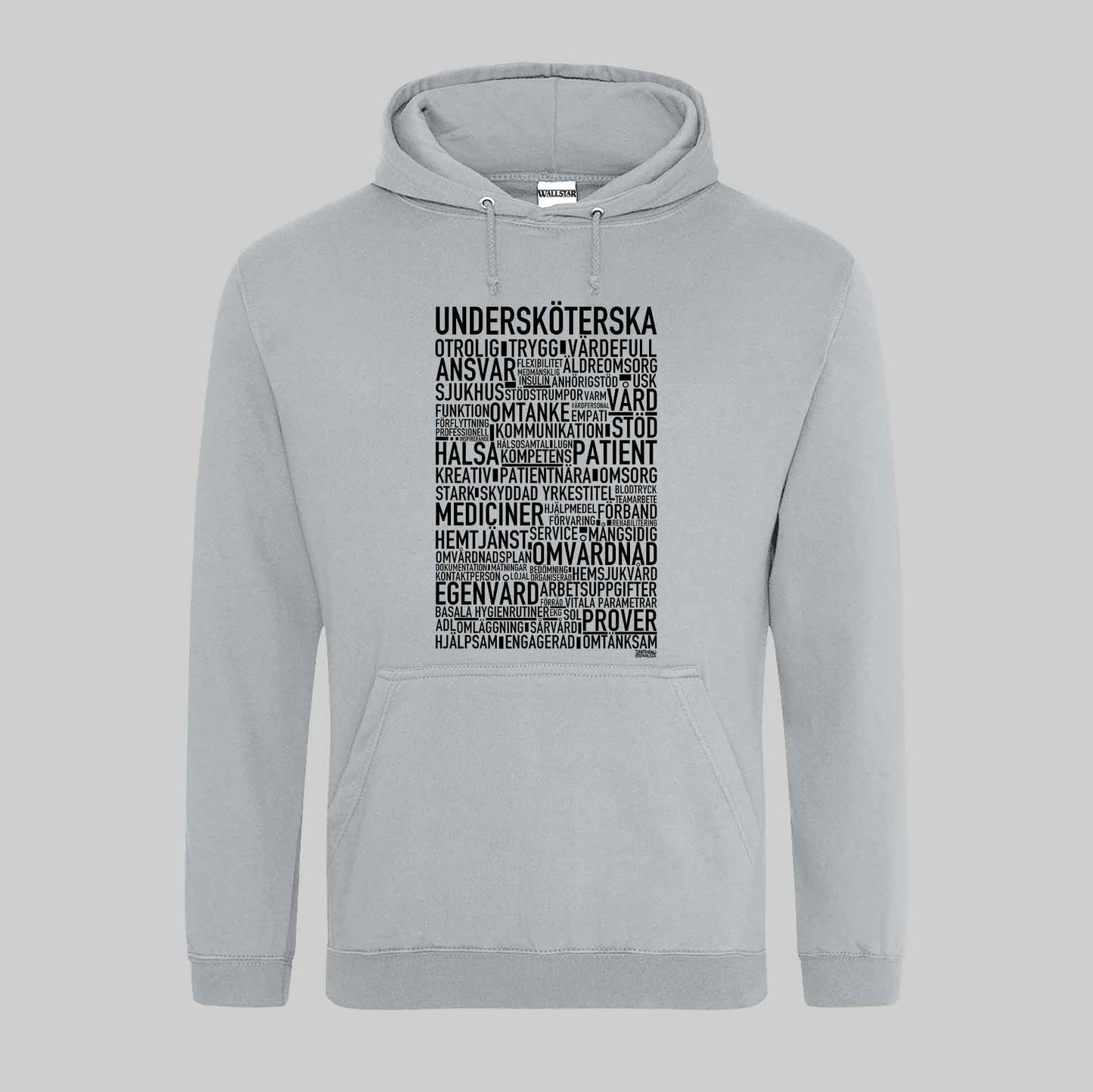 Undersköterska 2025 Text Hoodie