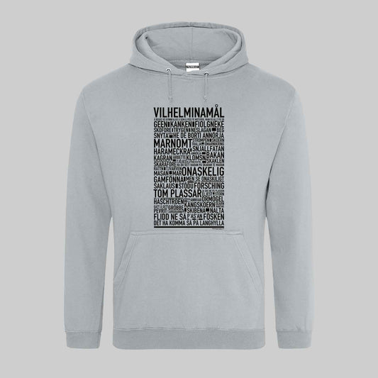 Vilhelminamål Dialekt Text Hoodie