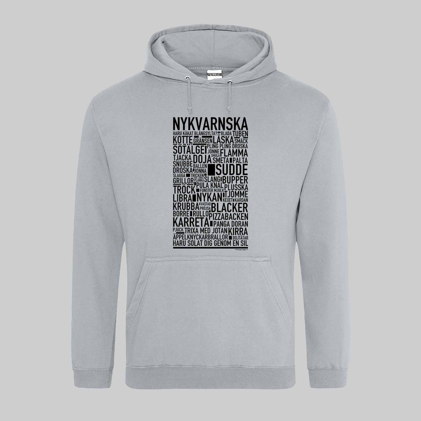 Nykvarnska Dialekt Text Hoodie
