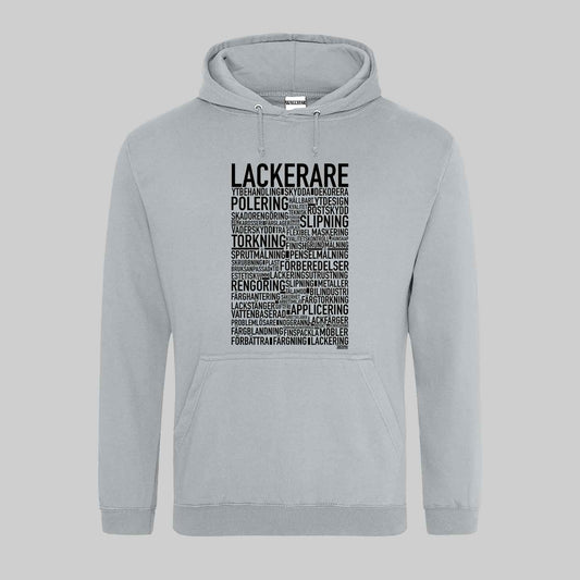 Lackerare Text Hoodie
