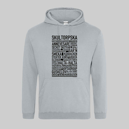 Skultorpska Dialekt Text Hoodie