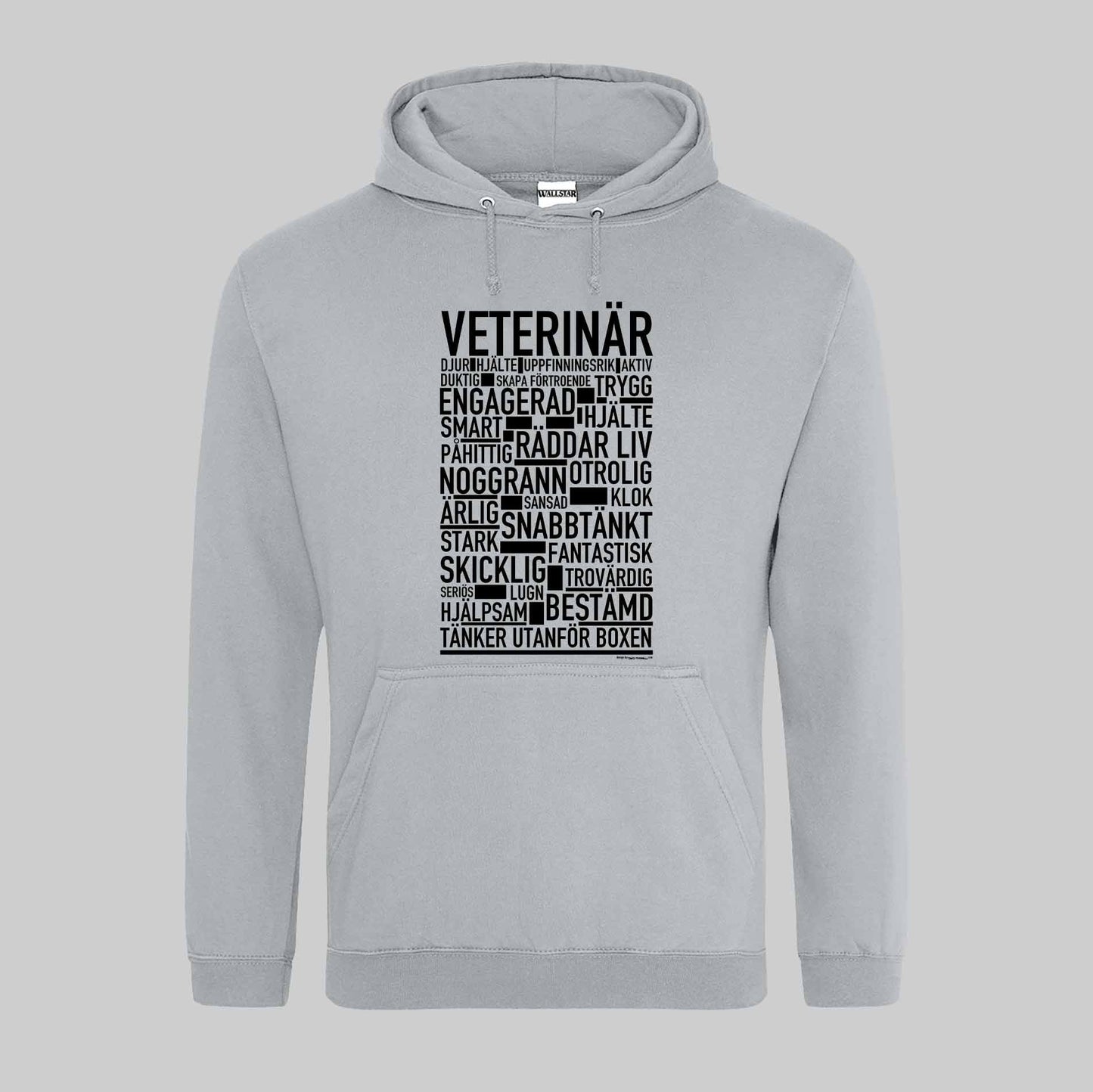 Veterinär Text Hoodie
