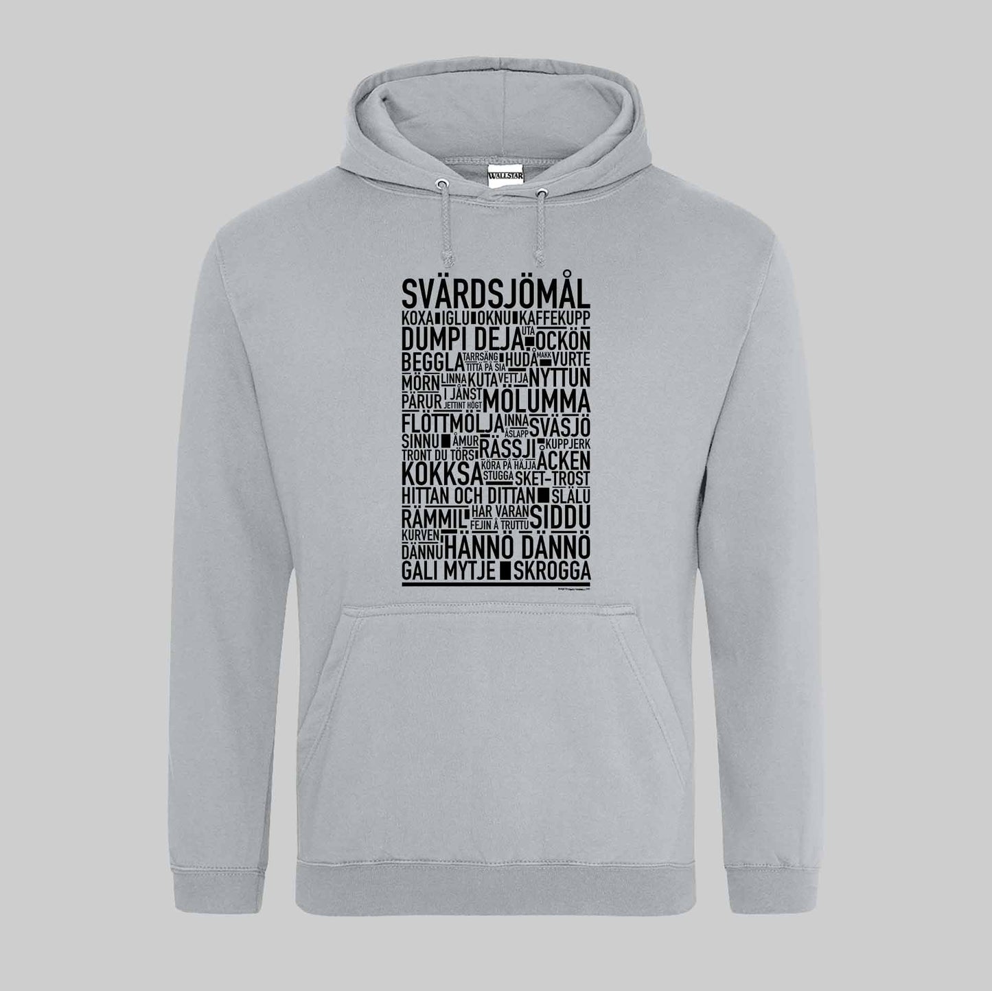 Svärdsjömål Dialekt Text Hoodie
