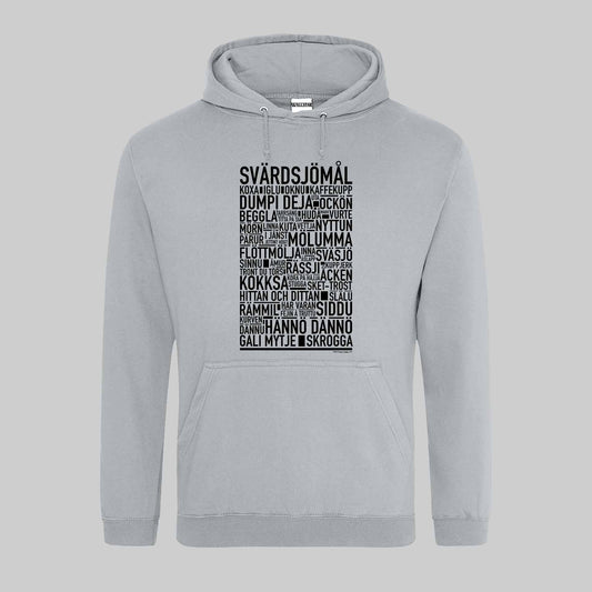Svärdsjömål Dialekt Text Hoodie