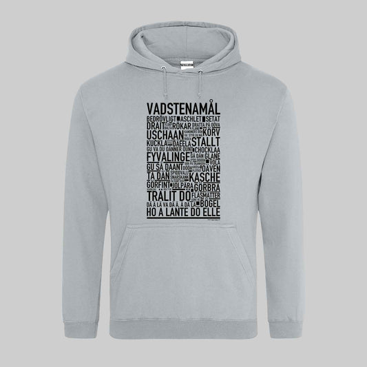 Vadstenamål Dialekt Text Hoodie