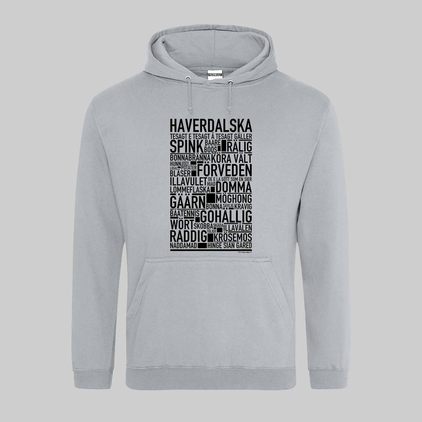 Haverdalska Dialekt Text Hoodie