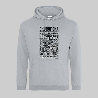 Skurupska Dialekt Text Hoodie
