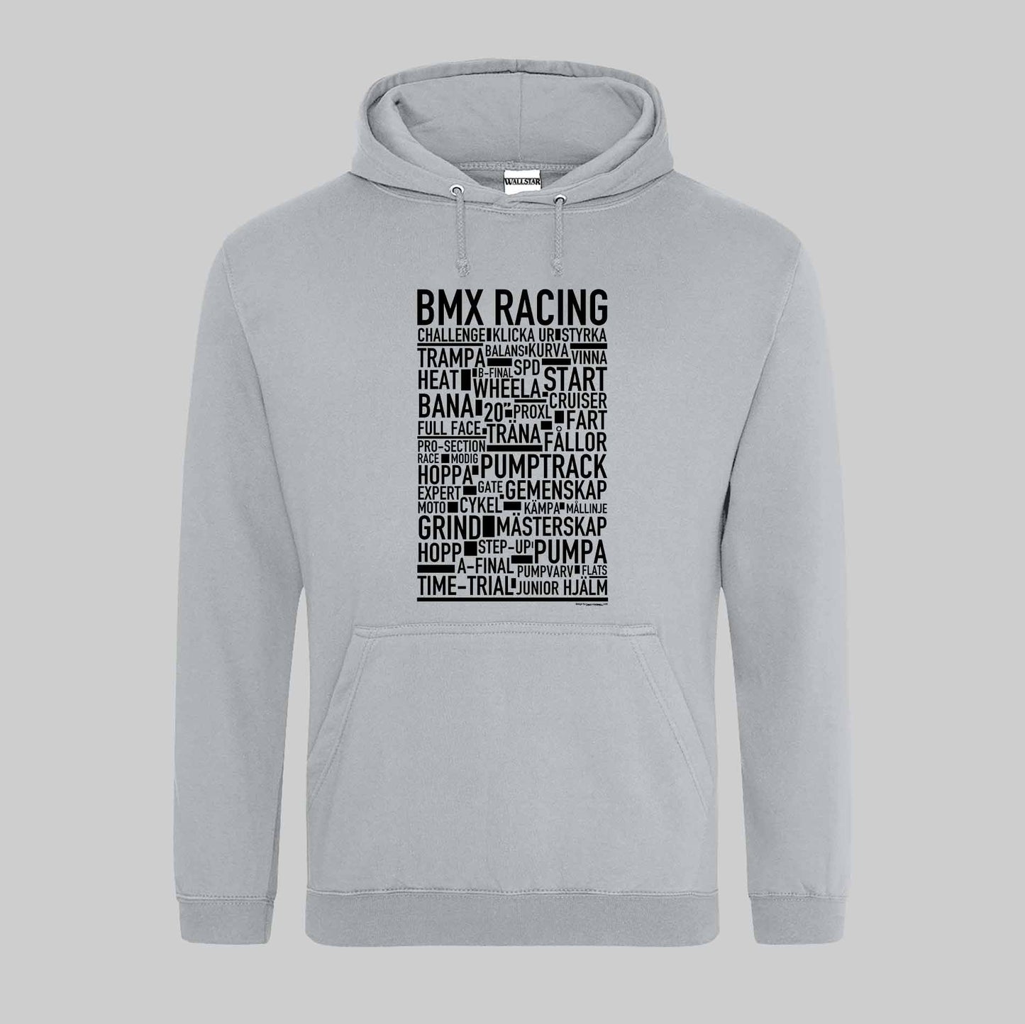 BMX Racing Text Hoodie