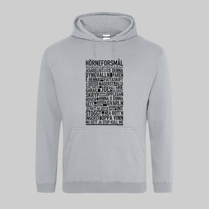 Hörneforsmål Dialekt Text Hoodie