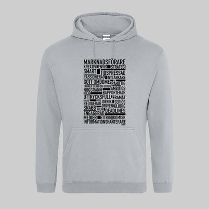 Marknadsförare Text Hoodie