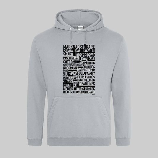 Marknadsförare Text Hoodie