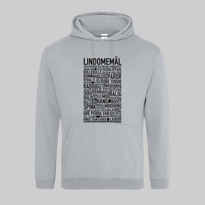 Lindomemål Dialekt Text Hoodie