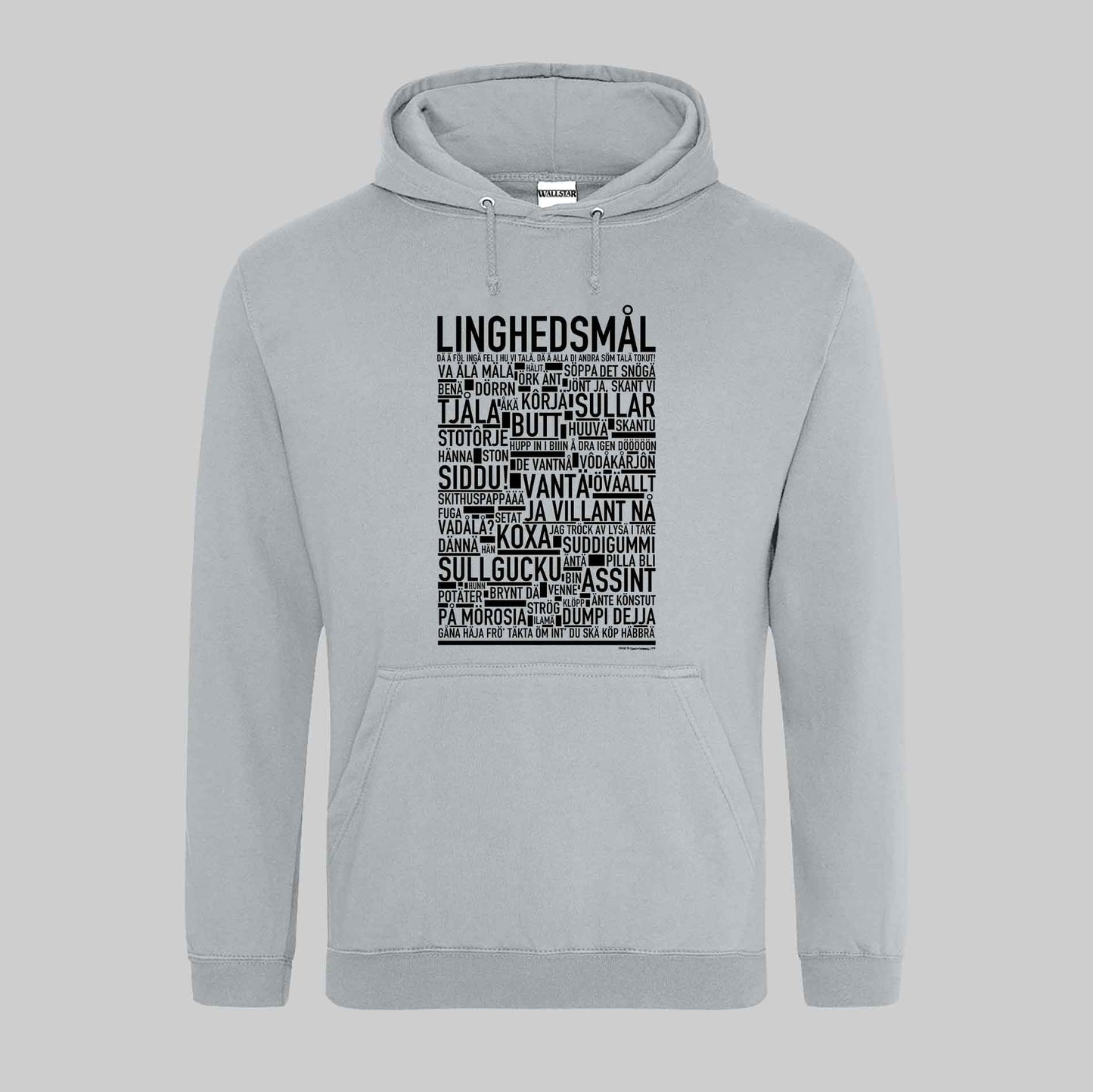 Linghedsmål Dialekt Text Hoodie