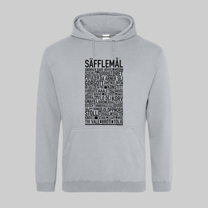 Säfflemål Dialekt Text Hoodie