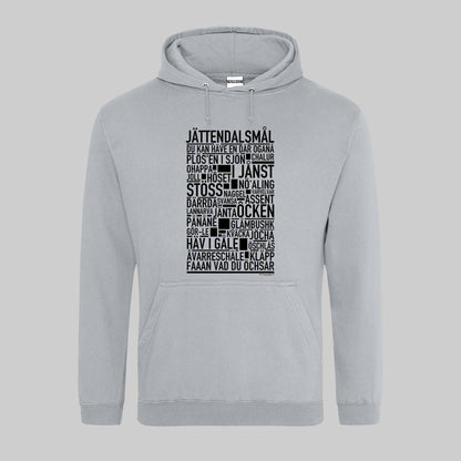 Jättendalsmål Dialekt Text Hoodie