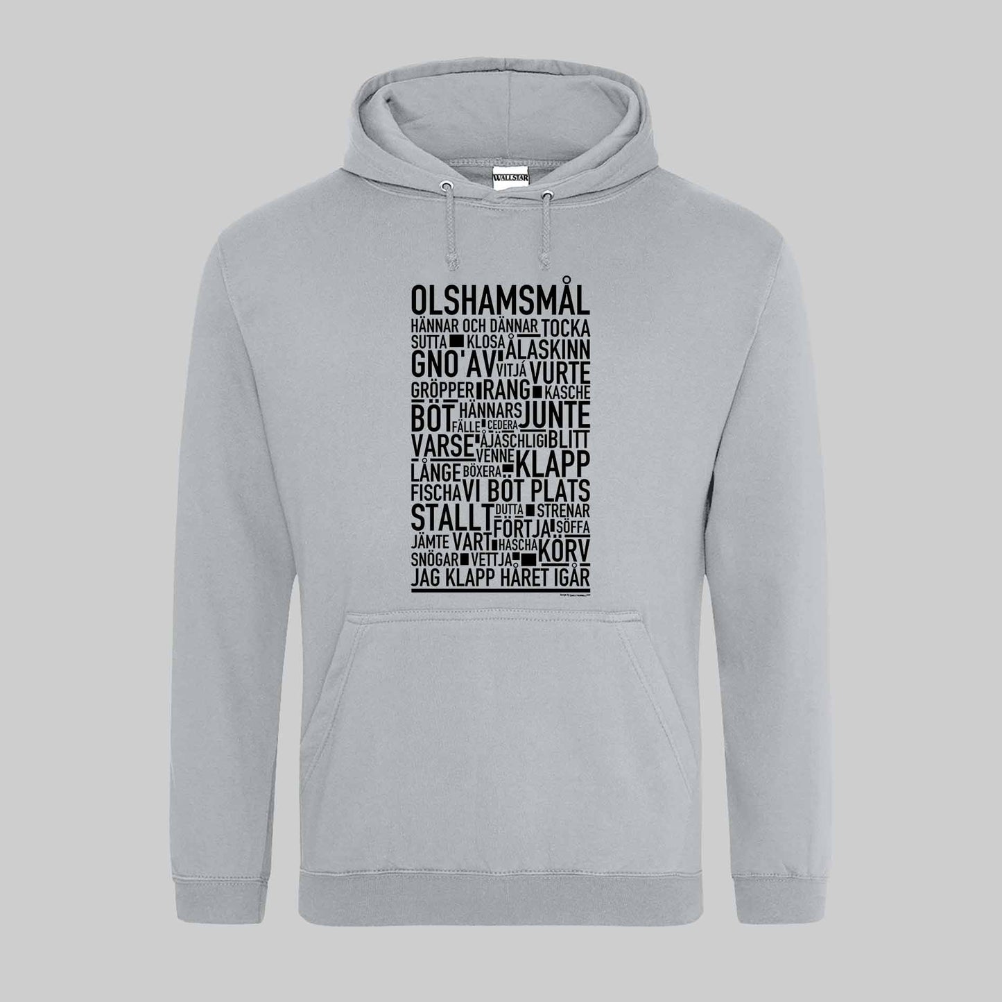 Olshamsmål Dialekt Text Hoodie