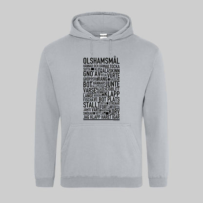 Olshamsmål Dialekt Text Hoodie