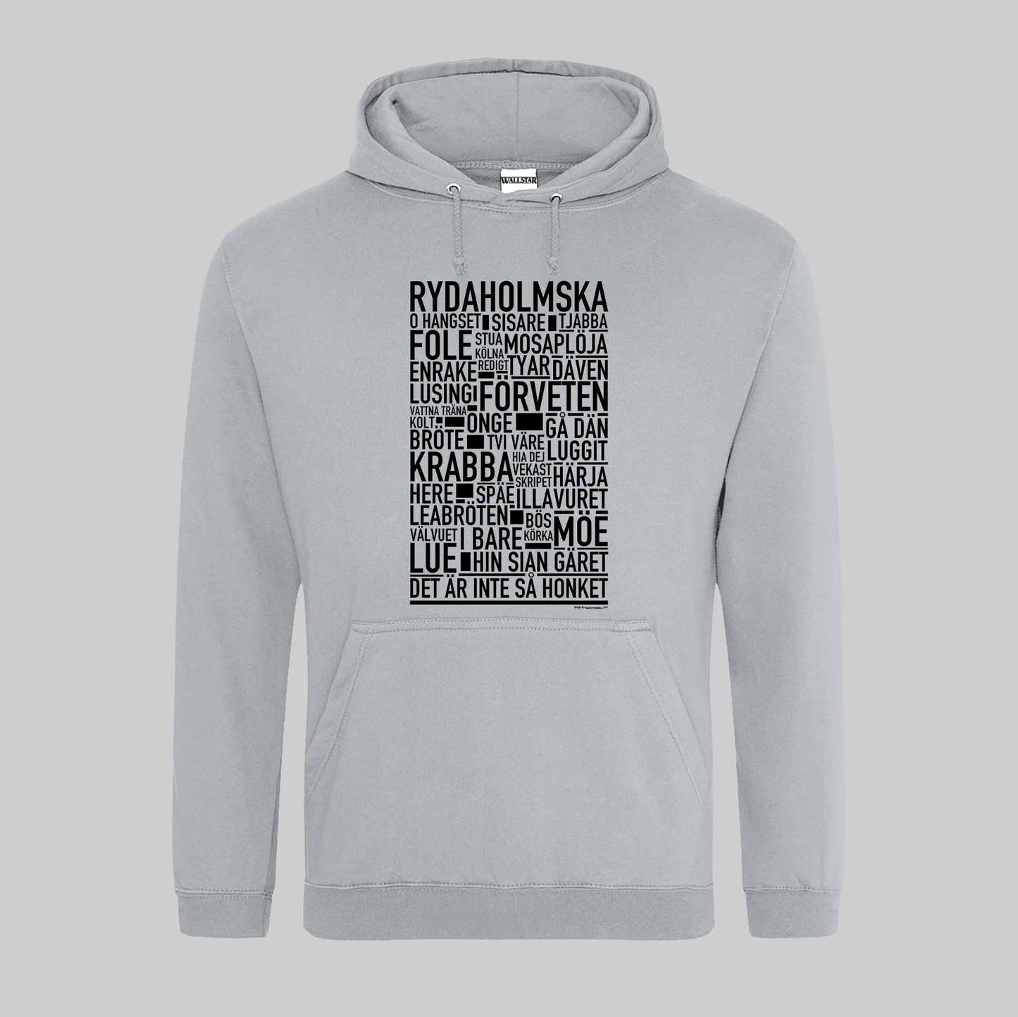 Rydaholmska Dialekt Text Hoodie