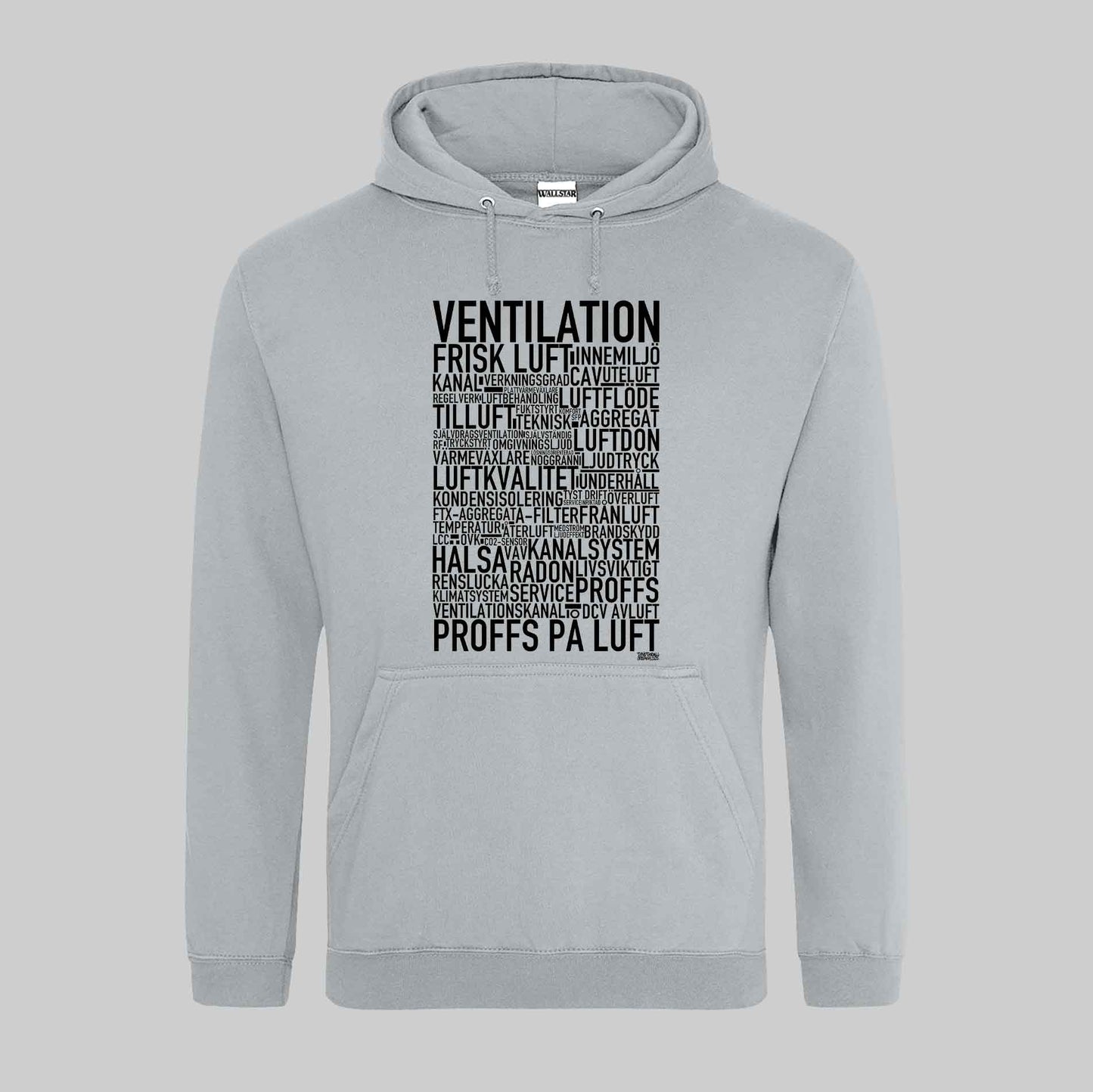 Ventilation Text Hoodie