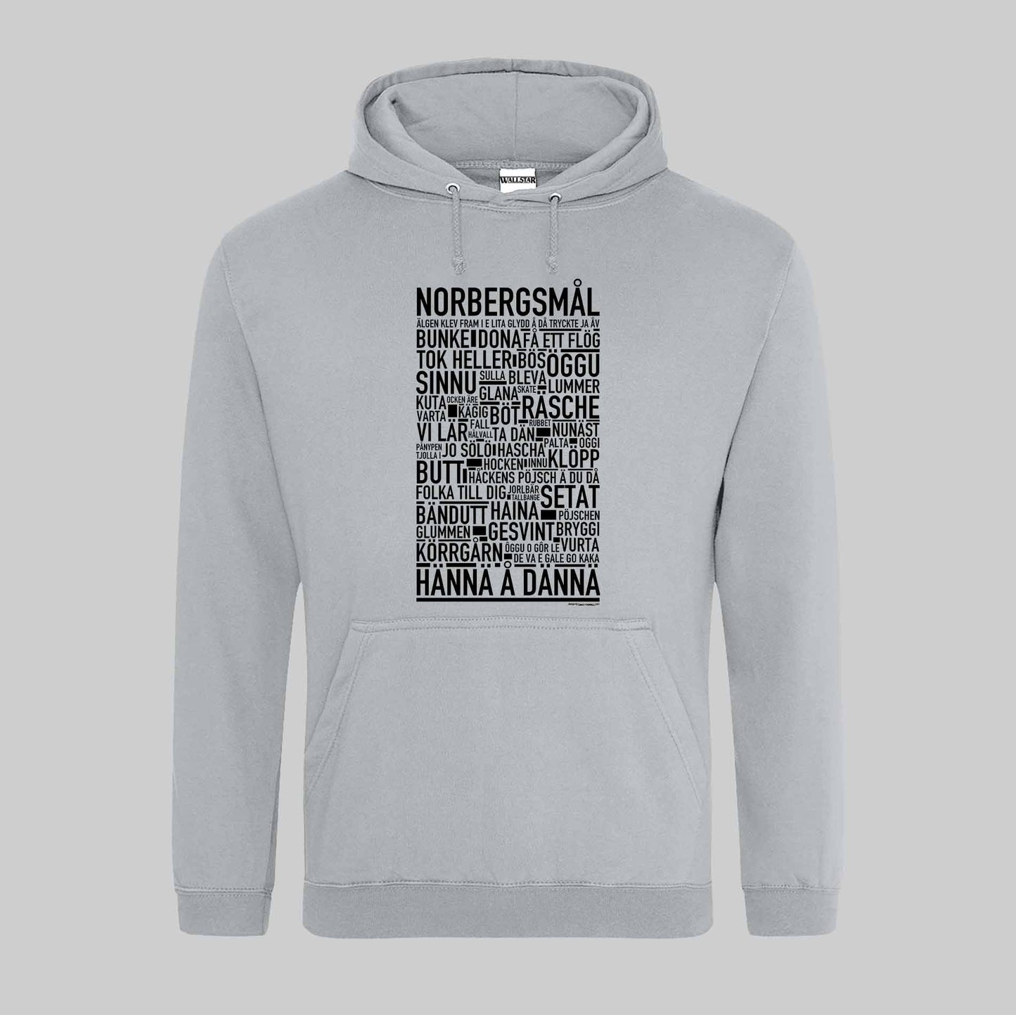 Norbergsmål Dialekt Text Hoodie