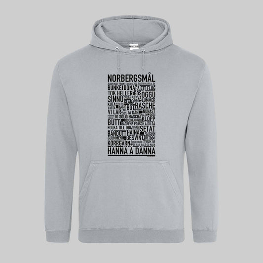 Norbergsmål Dialekt Text Hoodie