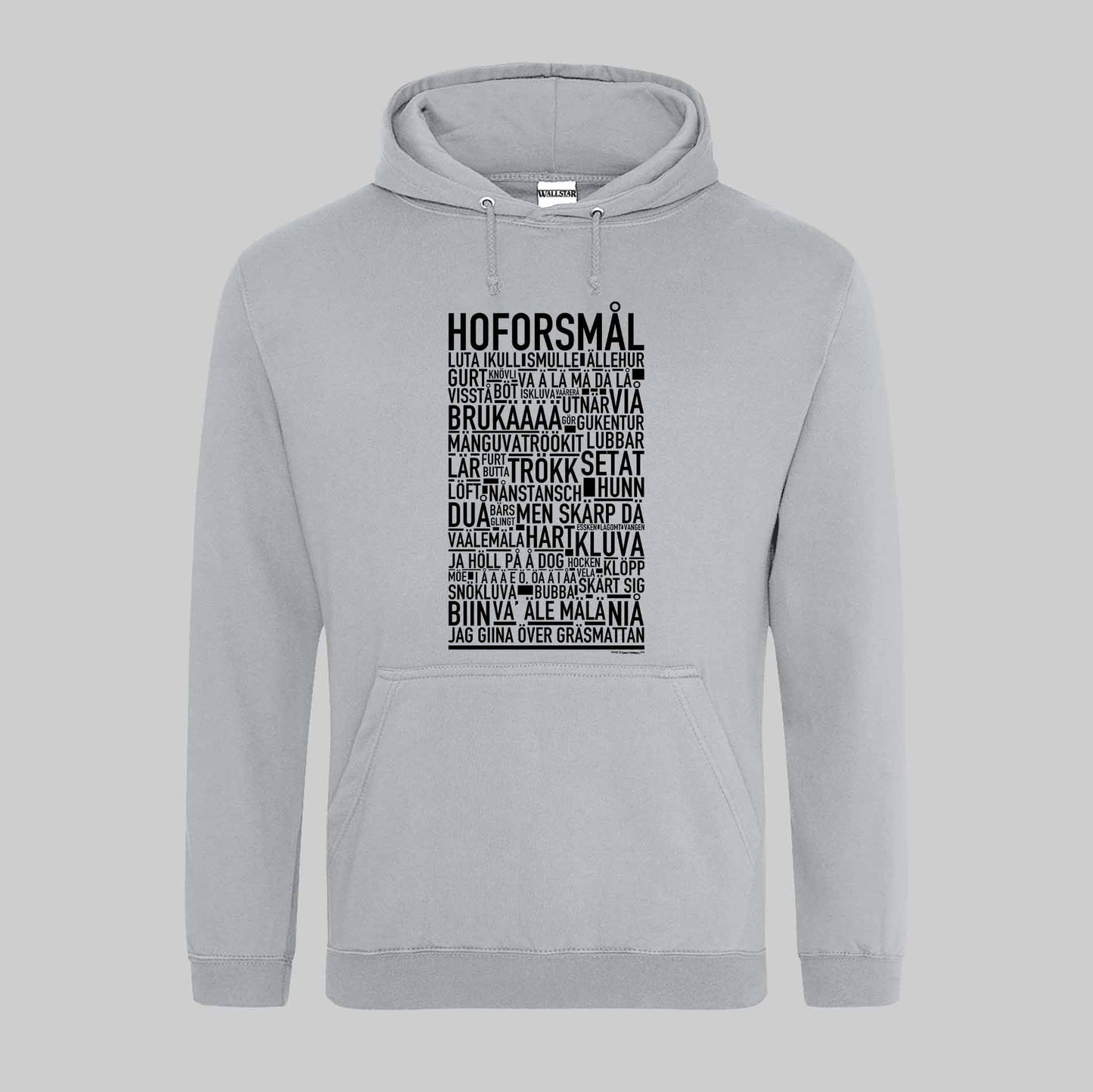Hoforsmål Dialekt Text Hoodie