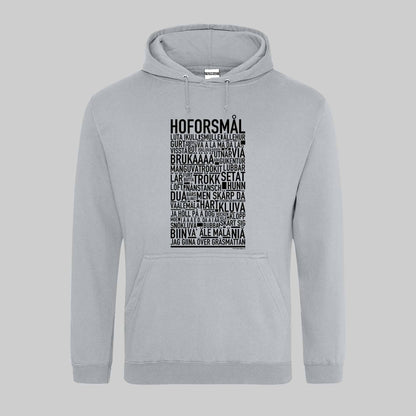 Hoforsmål Dialekt Text Hoodie