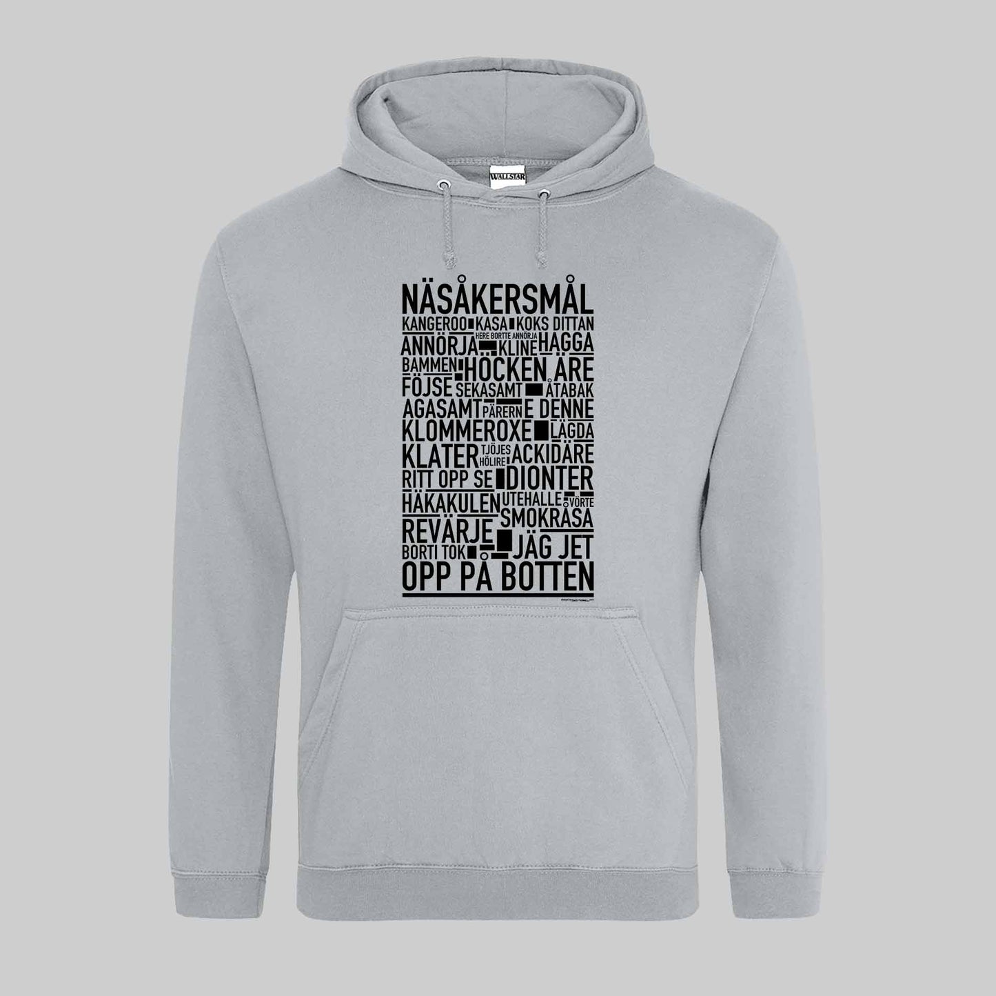Näsåkersmål Dialekt Text Hoodie