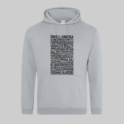 Örkelljungska Dialekt Text Hoodie