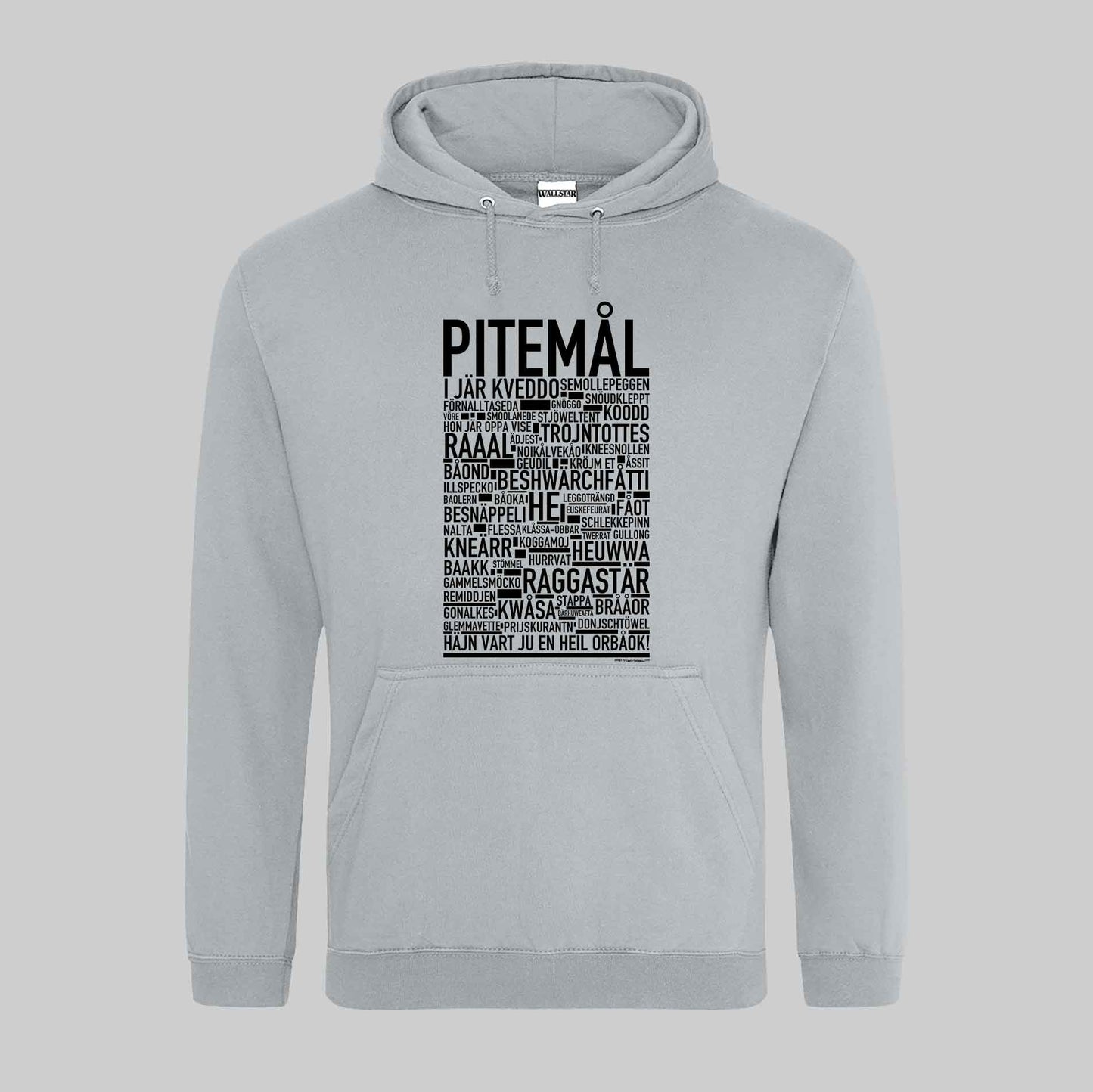 Pitemål Dialekt Text Hoodie