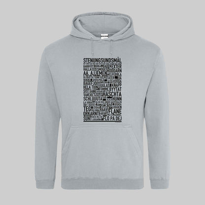 Stenungsundsmål Dialekt Text Hoodie