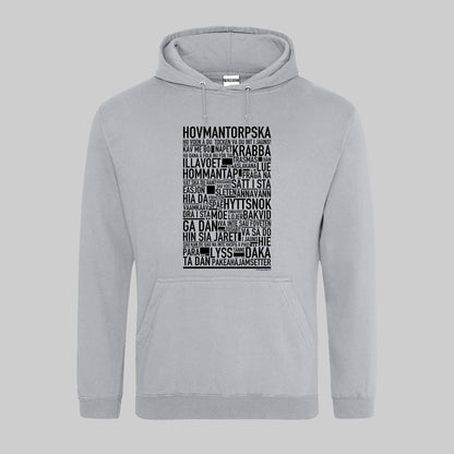 Hovmantorpska Dialekt Text Hoodie