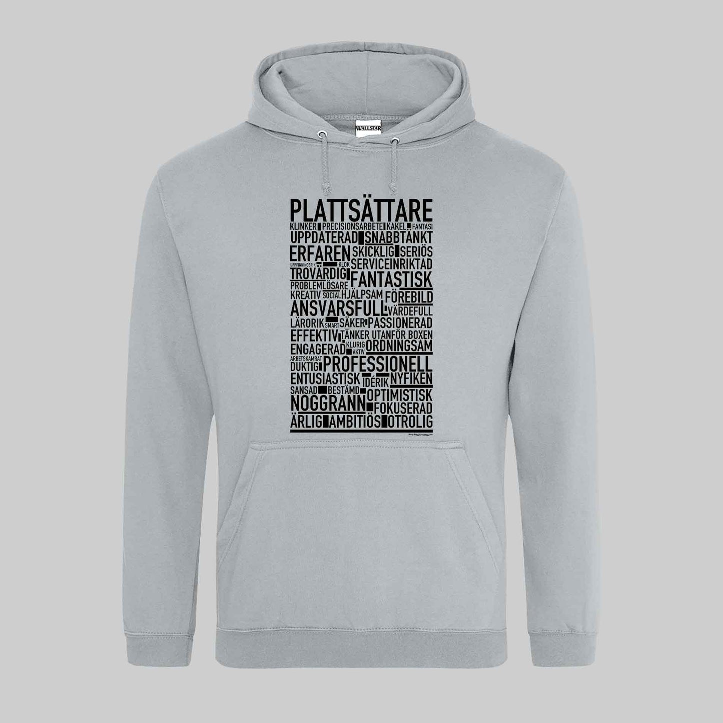Plattsättare Text Hoodie