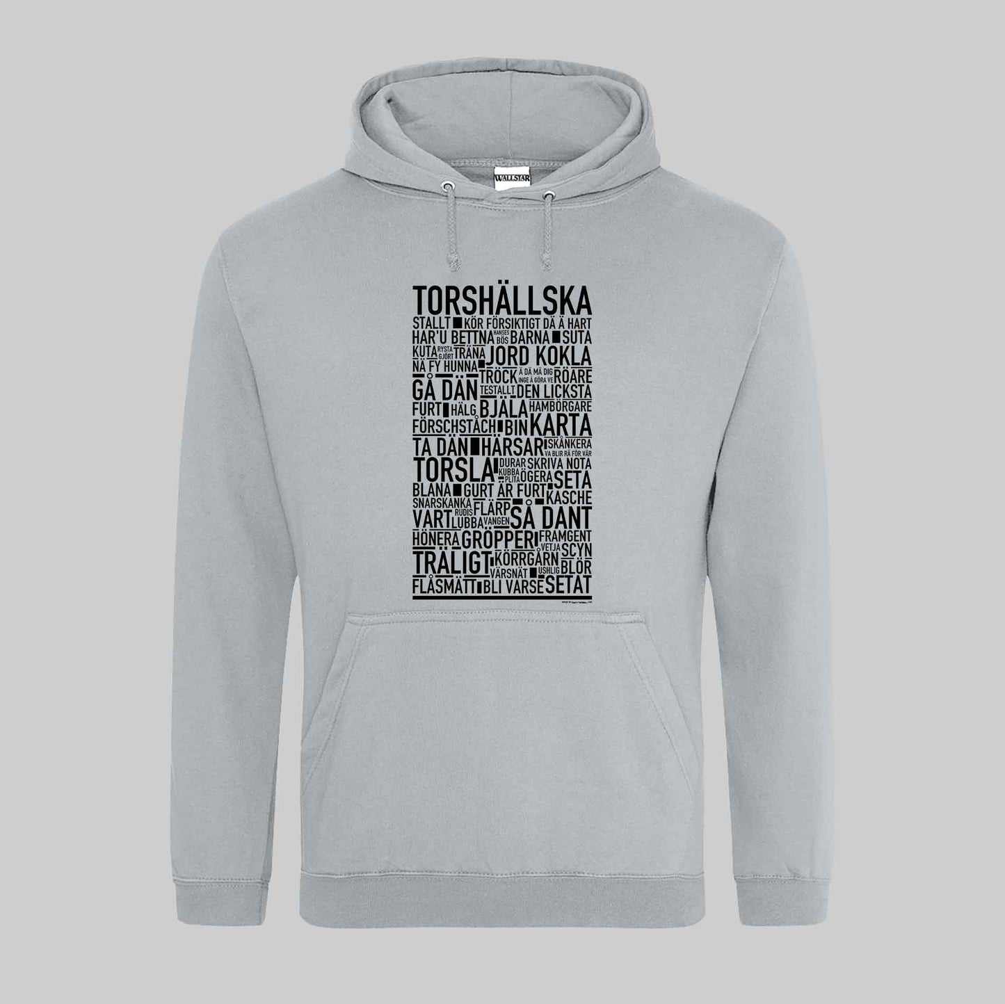 Torshällska Dialekt Text Hoodie