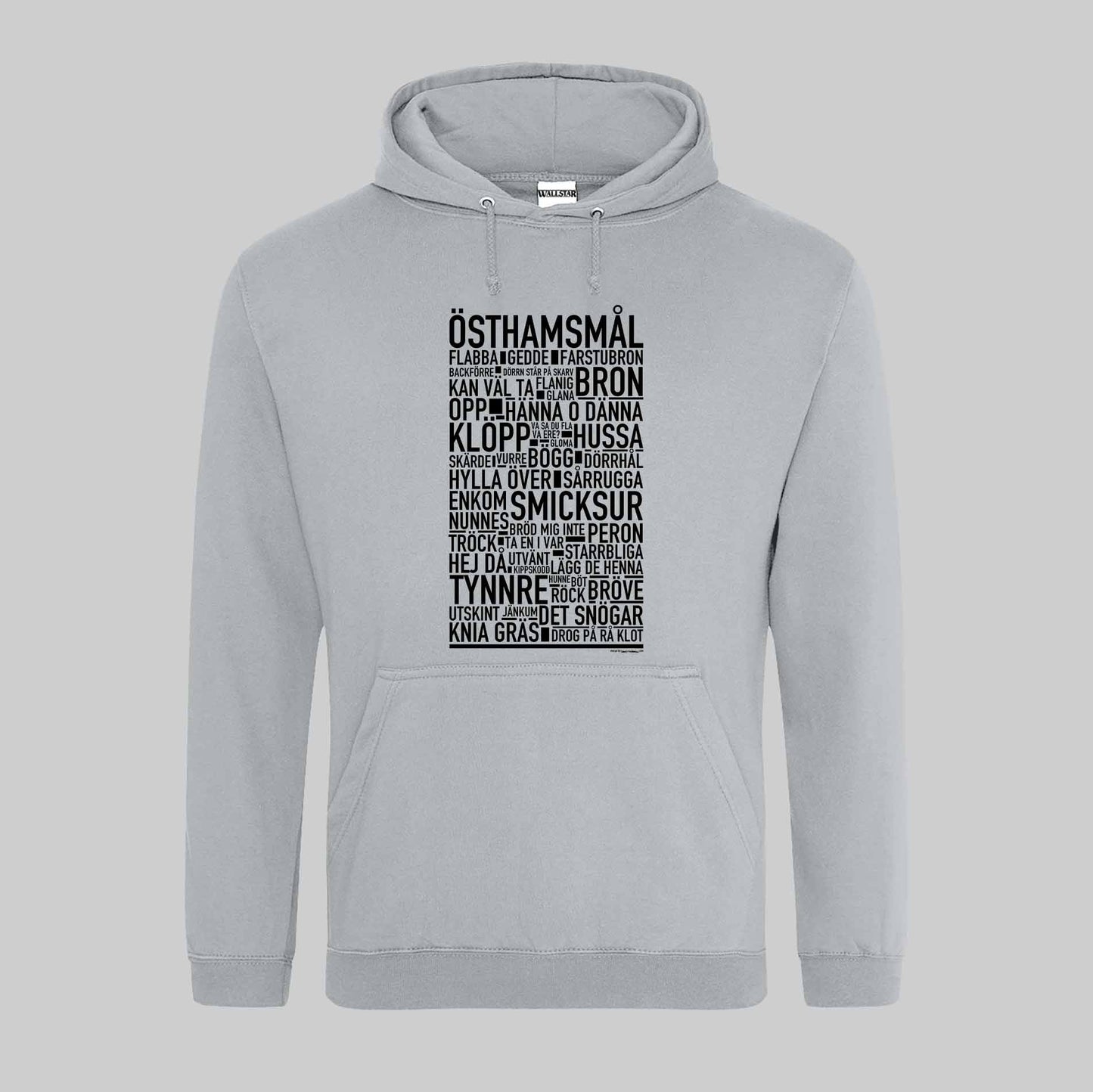 Östhamsmål Dialekt Text Hoodie