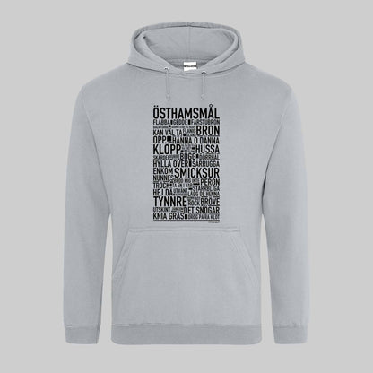 Östhamsmål Dialekt Text Hoodie