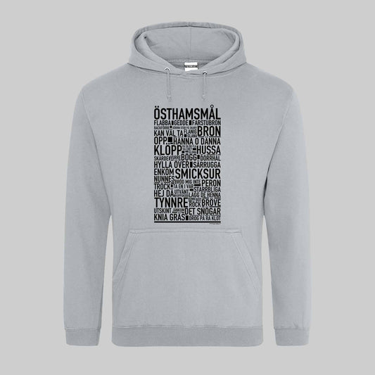 Östhamsmål Dialekt Text Hoodie